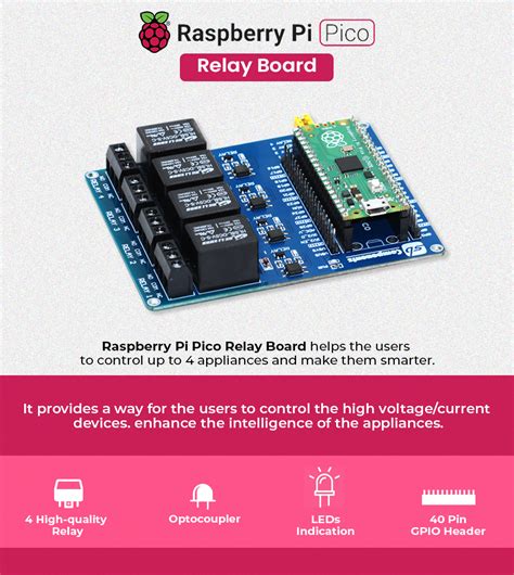 raspberry pi raspberry pi pico relay board
