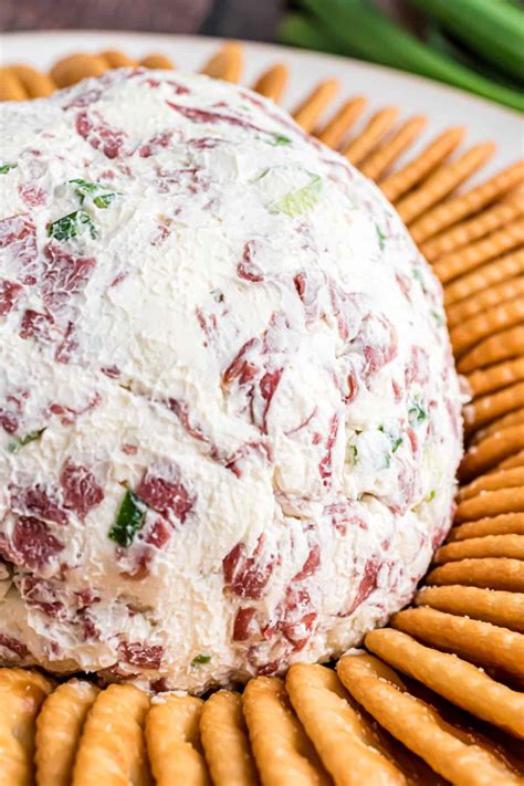 chipped beef cheese ball recipe shugary sweets