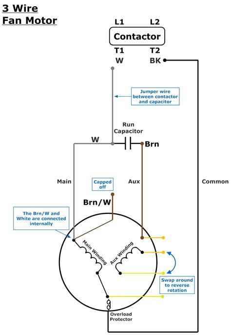 zoya circuit  wire condenser fan motor wiring diagram