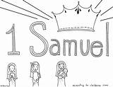 Samuel Coloring Bible Pages Book David Hannah Eli Story God Baby Sunday School Saul Children King Kids Sheets Clipart Activities sketch template
