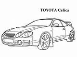 Toyota Prius Print Coloringtop sketch template