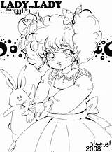 Lady Deviantart Colouring Coloring Pages Manga Anime sketch template