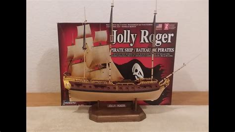 Lindberg 1 130 Jolly Roger Pirate Ship Plastic Model Build Video One