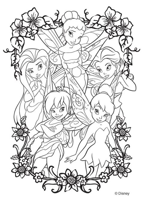 coloring page disney fairies  printable coloring pages img