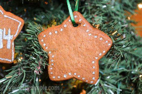 gingerbread christmas ornament typically simple