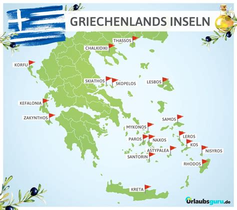 griechische inseln top  mit geheimtipps urlaubsguru