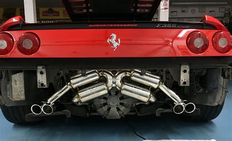 fabspeed exhaust system fitted    ferrari