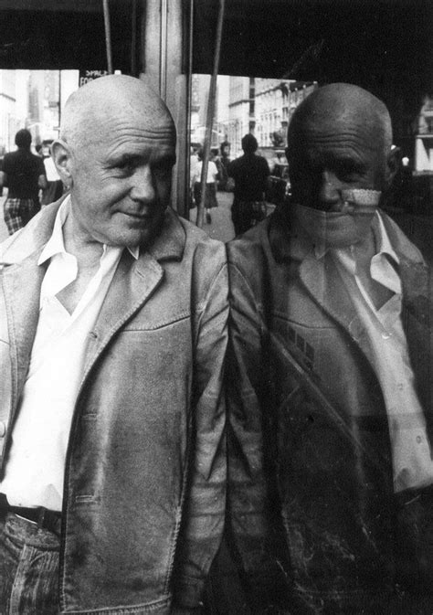 jean genet in front of max s kansas city in nyc 1971 ©thom lafferty portrait writer book