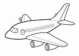 Colorear Aviones sketch template