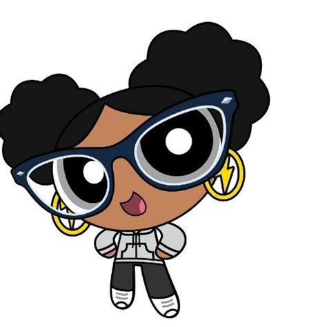Black Girl With Glasses Cartoon