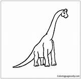 Brachiosaurus Coloring Colorear Pages Coloringcrew Getcolorings Dinosaur Dinosaurs Printable sketch template