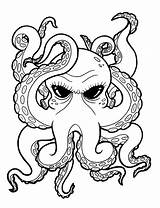 Octopus Drawing Outline Tattoo Cartoon Tribal Tattoos Drawings Clipart Deviantart Cliparts Google Octupus Eyes Coloring Designs Cute Easy Search Library sketch template