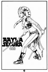Coloring Pages Wars Star Fisto Kit Aayla Secura Getcolorings Coloriage Open Rebels sketch template