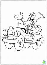 Woody Woodpecker Coloring Pages Dinokids Close Print Popular Books sketch template