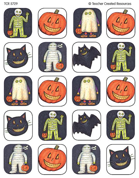 halloween stickers  susan winget tcr teacher created resources