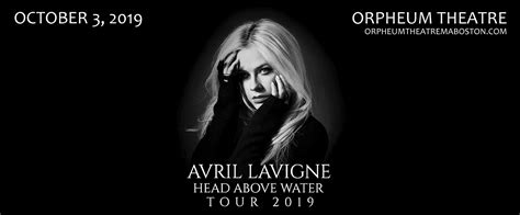 Avril Lavigne Tickets 3rd October Orpheum Theatre Boston In Boston