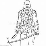 Creed Coloring Altair Xcolorings Ezio sketch template