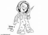 Chucky Coloring Pages Printable Ink Kids Bettercoloring Template Adults Color Print Credit Larger sketch template