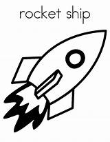Spaceship Ship Drawing Rocket Kids Outline Cartoon Clipart Clip Coloring Printable Cliparts Sheet Rocketship Drawings Library Attribution Forget Link Don sketch template