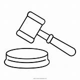 Gavel Mazo Mallet Court Coloring Outlines Vippng Ultracoloringpages sketch template