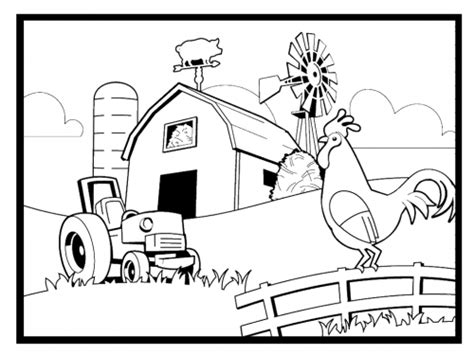 farm coloring pages printable