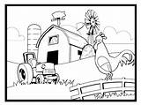 Farm Coloring Pages Farming Scene Colouring Preschool Drawing Printable Scenes Custom Name Animal Kids Tractor Crops Print Color First Animals sketch template