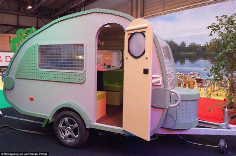 Life Size Caravan Built Entirely From Lego Has Electricity
