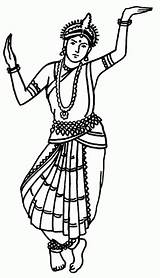 Dance Indian Dancing Clipart Odissi Cliparts Coloring India Pages Colouring Dancer Drawings Indians Gif Dancers Clip Library sketch template