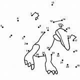 Dots Dot Relier Dinosaure Pterodactyl Dinosaurios Puzzles Dotted Alphabet Bezoeken Hug sketch template