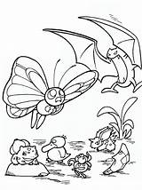 Butterfree Colorat Pokemons Dos Animale Fluturasi P65 Planse Primiiani Desene Popular Coloringhome Desenhosde sketch template