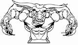 Bulls Coloring Bull Mascot Football Chicago Pages Logo Clipart Mascots Nfl Decals Decal Drawing Sticker College Cliparts Line Getdrawings Artwork sketch template