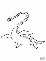 Ness Loch Nessie Supercoloring sketch template