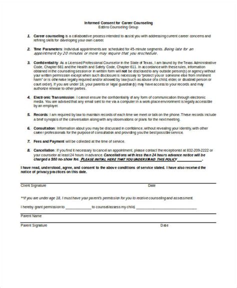 free 48 counseling forms in pdf ms word