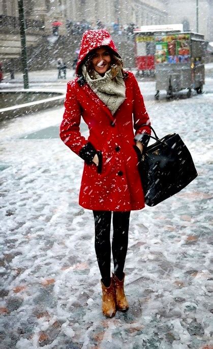 to be an elegant lady in red wool cashmere hooded coat women magic wardrobes