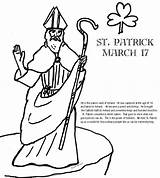 St Coloring Patrick Catholic Printable Pages Getcolorings sketch template