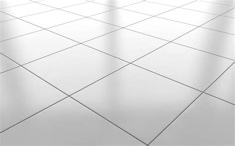 white vinyl tile floor  rendering  affordable flooring