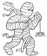 Mummy Coloring Pages Halloween Egyptian Drawing Kids Print Color Printing Ads Note During Show Will Paintingvalley sketch template