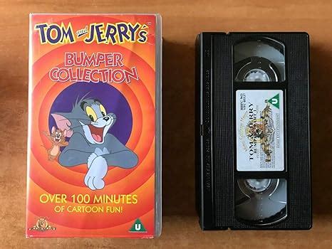 tom jerry bumper collection  vhs cartoon amazoncouk dvd blu ray