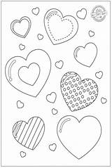 Coloring Pages Heart Hearts Printable Kids Pencils Grab Started Just sketch template