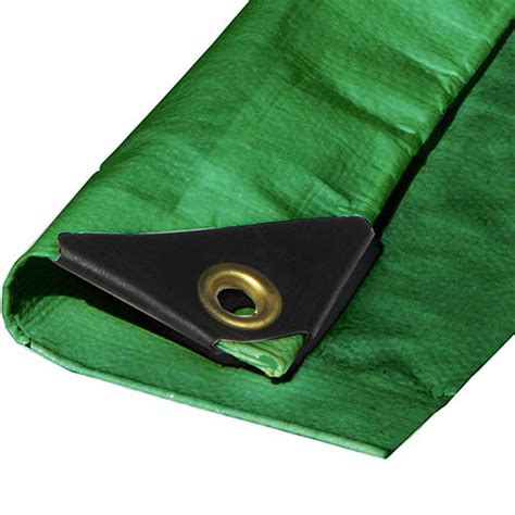 heavy duty green poly tarp actual size