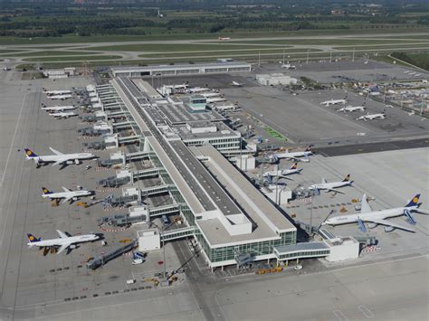 maximum energy efficiency   satellite terminal  munich airport aviationbe