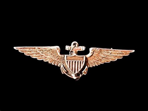 1920s Us Navy Observer Wings Naval Aviation Ww1 Etsy Military