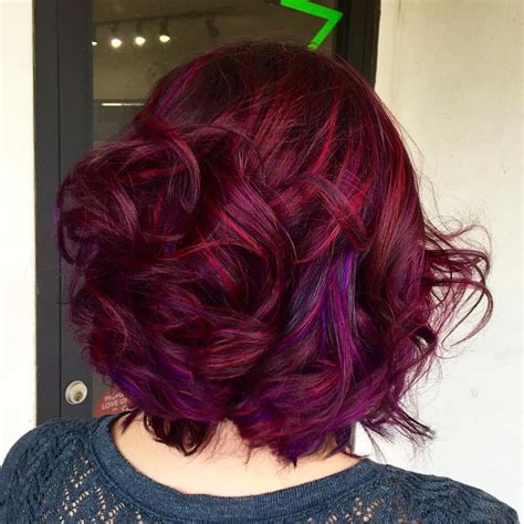 burgundy purple hiar magenta hair purple ombre hair