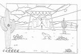 Ruins Coloring National Kids Preview Monument Casa Grande sketch template