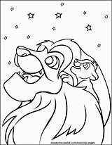 Mufasa Lion King Coloring Falls Angel Pages Simba Popular Color Getcolorings sketch template