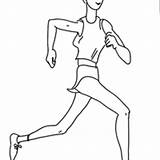 Corrida Atletismo Curta Distância Tudodesenhos Distancia sketch template