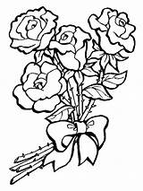Coloring Pages Border Flower Flowers Color Getcolorings Rose sketch template