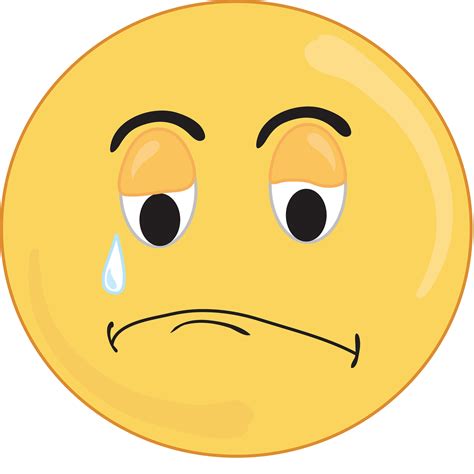 sad face crying clipart