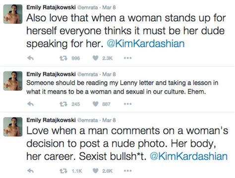 emily ratajkowski supports kim kardashian and strips naked for selfie
