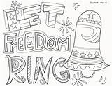 Coloring Pages July 4th Freedom Independence Printable Ring Declaration Let Color Fourth Adult Sheets Patriotic Print Kids Drawing Activity Getcolorings sketch template